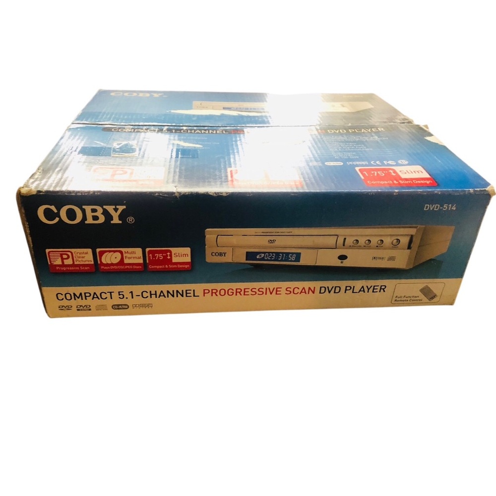 COBY Compact 5.1-Channel Progressive Scan DVD Player